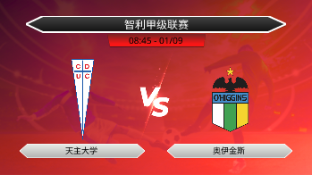智利甲级联赛 天主大学 VS 奥伊金斯